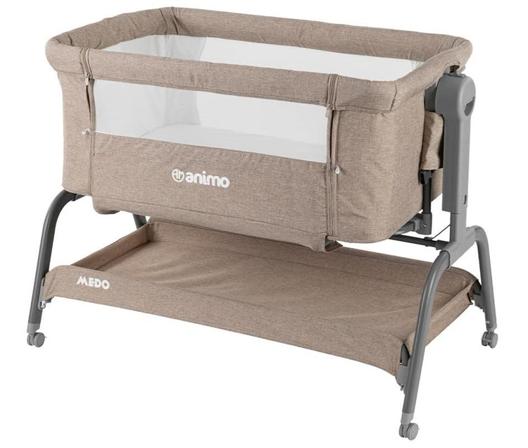 تخت کنار مادر آنیمو مدل  medo رنگ نسکافه ای