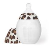 شیشه شیر سیلیکونی ال هه elhee طرح پلنگی