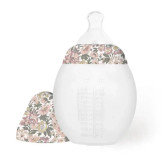 شیشه شیر سیلیکونی گل دار 150 میل  ال هه elhee